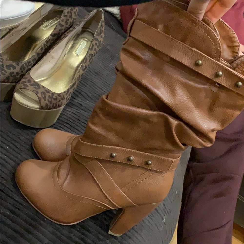 Heeled boots size 7.5